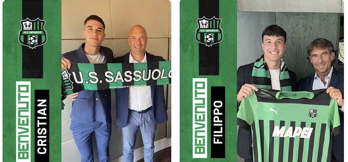 رسمی؛ فیلیپو میسوری و کریستین وولپاتو از رم به ساسولو پیوستند
