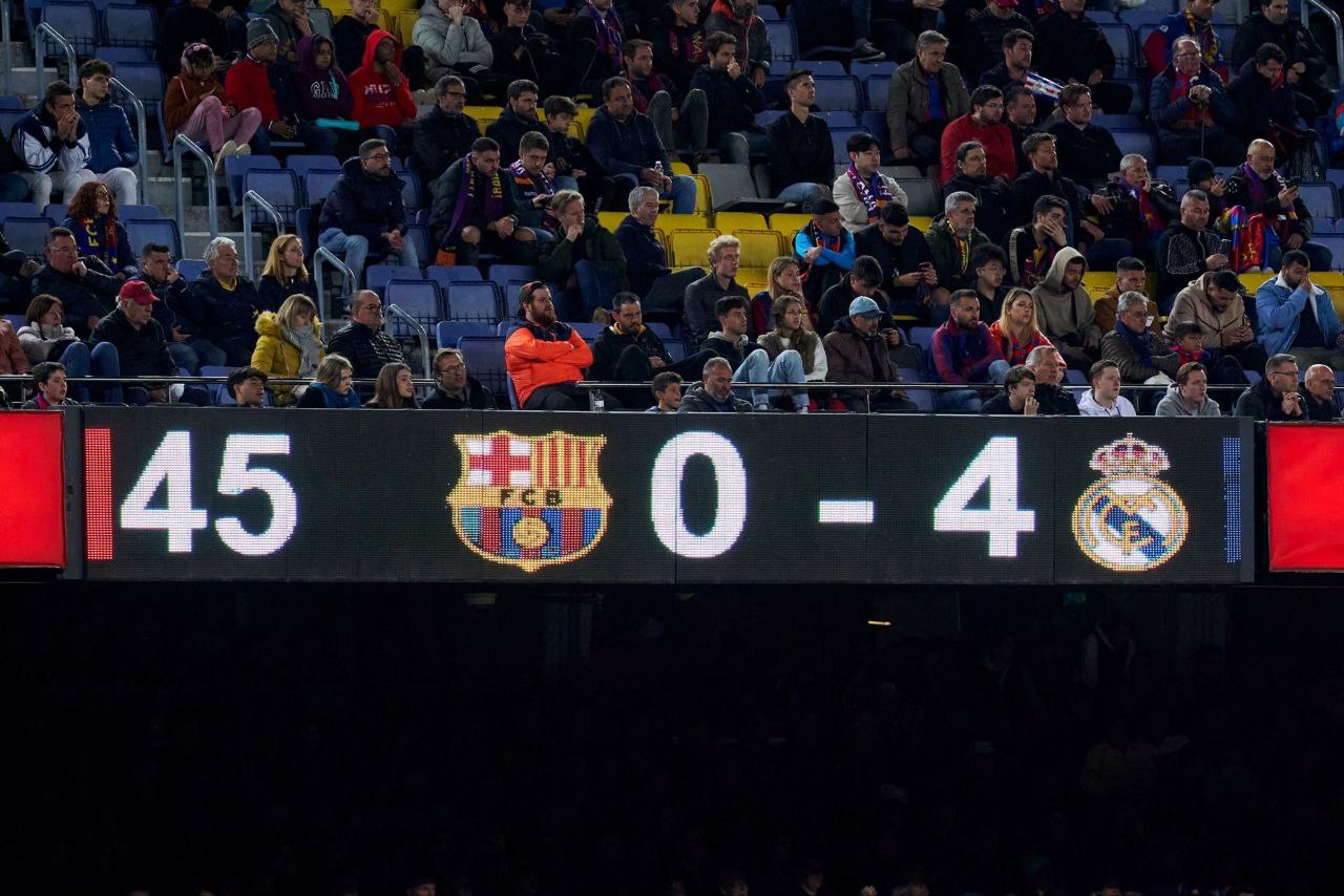 برتری 4-0 مقابل بارسلونا، بهترین برد رئال مادرید در ال کلاسیکو طی 28 سال اخیر