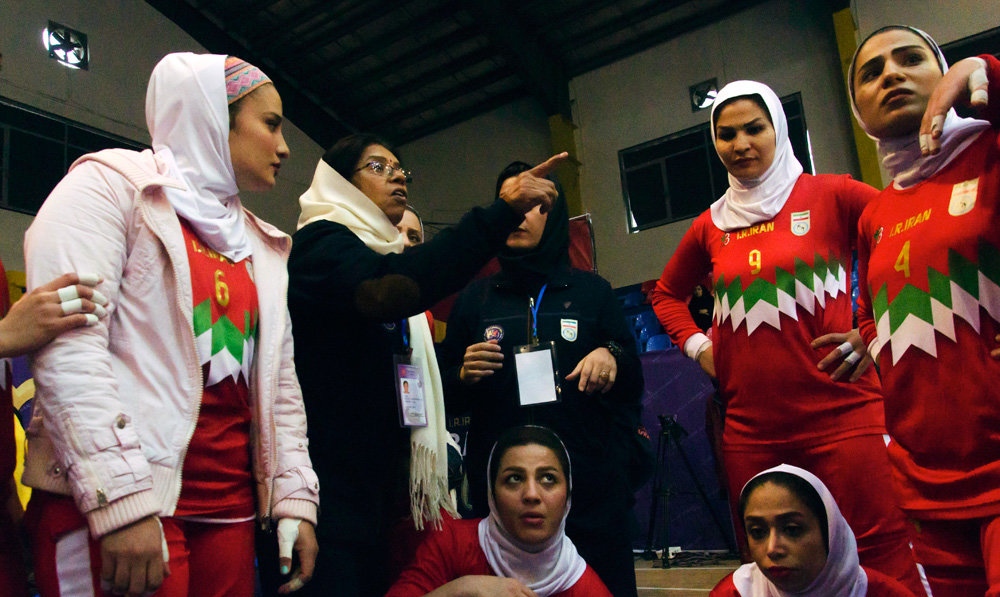حضور سرمربی هندی کبدی زنان در ایران پس از سه ماه غیبت