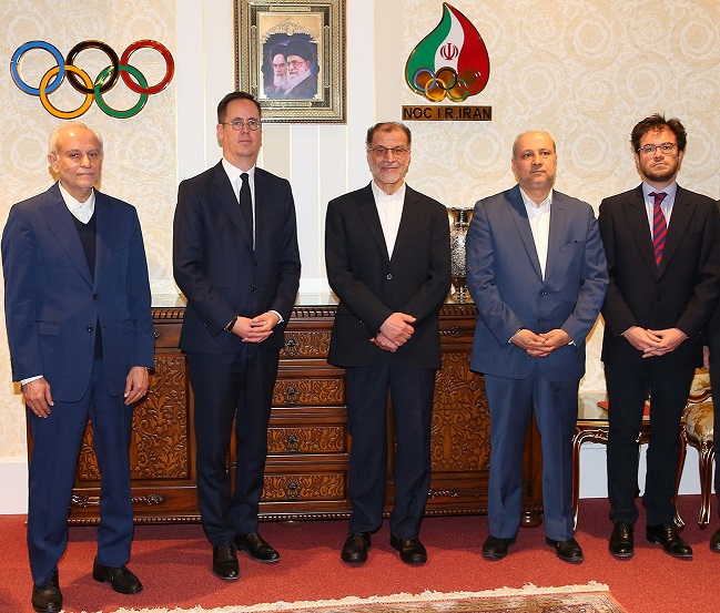 دیدار سفیر فرانسه با مسئولان کمیته ملی المپیک/ خسروی وفا: نگرانی بابت پاریس 2024 نداریم
