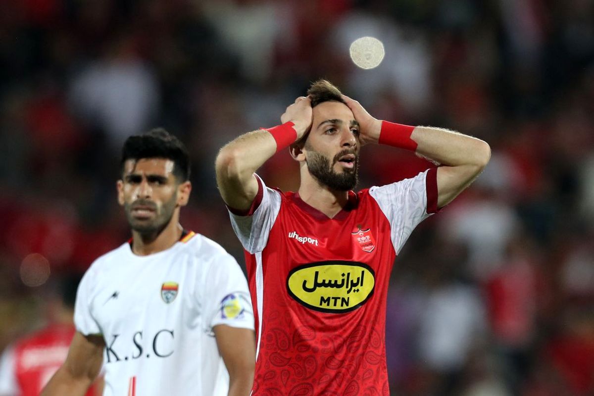 نیمکت نشینی احتمالی بهترین گلزن پرسپولیس مقابل مس در رفسنجان