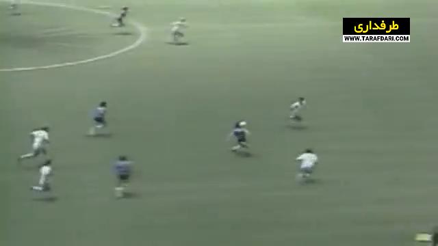 پیروزی 2-1 آرژانتین مقابل انگلیس با بریس دیگو مارادونا در یک چهارم نهایی جام جهانی (1986/6/22) / فیلم