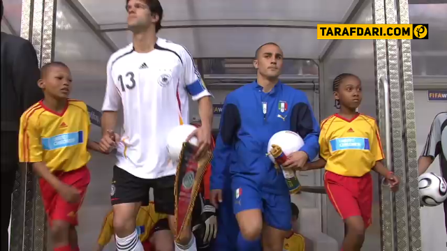 صعود ایتالیا به فینال جام جهانی با برتری 2-0 مقابل آلمان در دقایق پایانی وقت های اضافه (2006/7/4) / فیلم