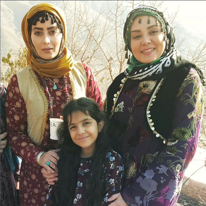 ندا قاسمی و بچه ادریس