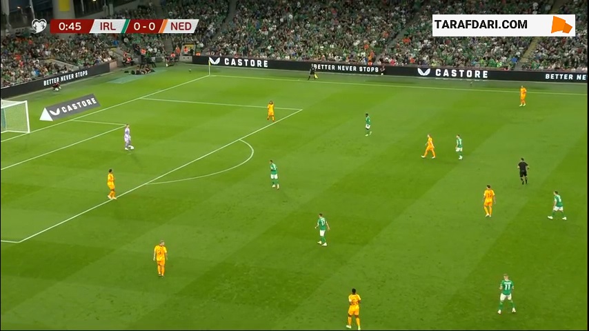 گل های بازی ایرلند 1-2 هلند (انتخابی یورو 2024)