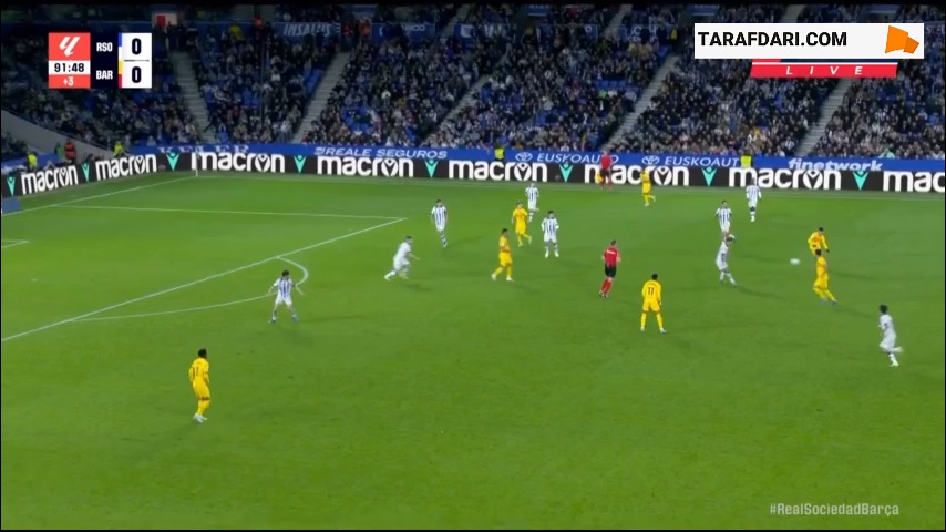 رئال سوسیداد 0-1 بارسلونا