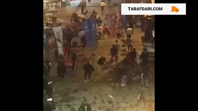 درگیری هواداران بایرن مونیخ و گالاتاسارای در استانبول / فیلم