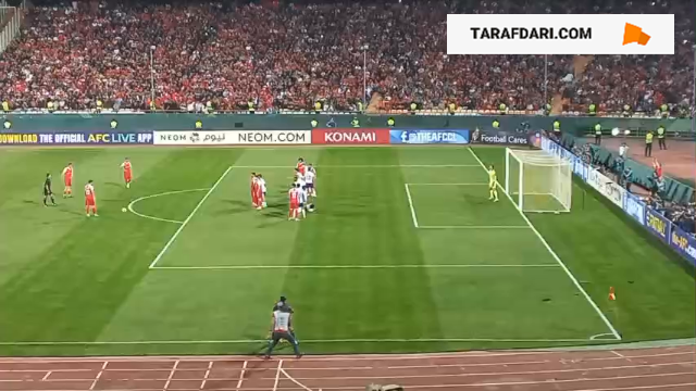 گل سعید صادقی و شادی هواداران پرسپولیس از دریچه دوربین طرفداری / فیلم