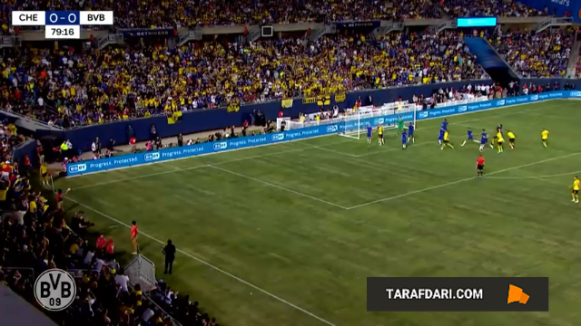 گل ماریوس وولف به چلسی (چلسی 0-1 دورتموند)