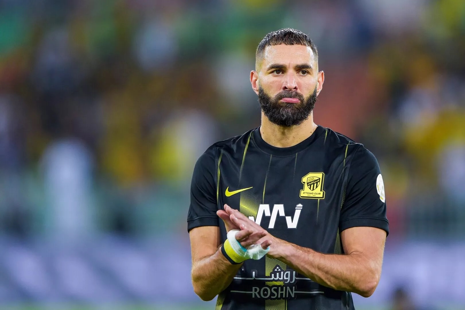کریم بنزما در پیراهن الاتحاد عربستان