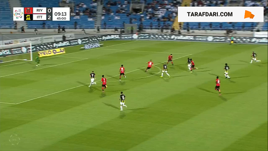 گل قیچی برگردان تماشایی عبدالرزاق حمدالله به الریاض (الاتحاد 3-0 الریاض)