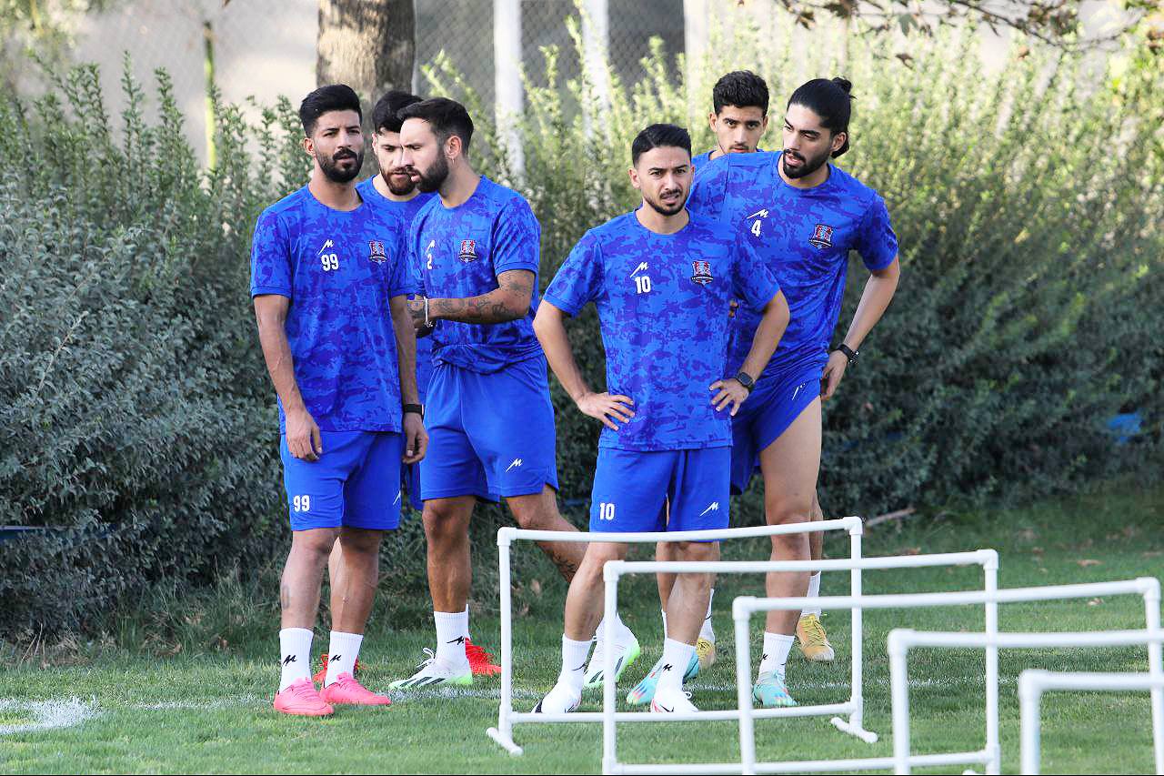 اولین تمرین نساجی پیش از جدال با الهلال
