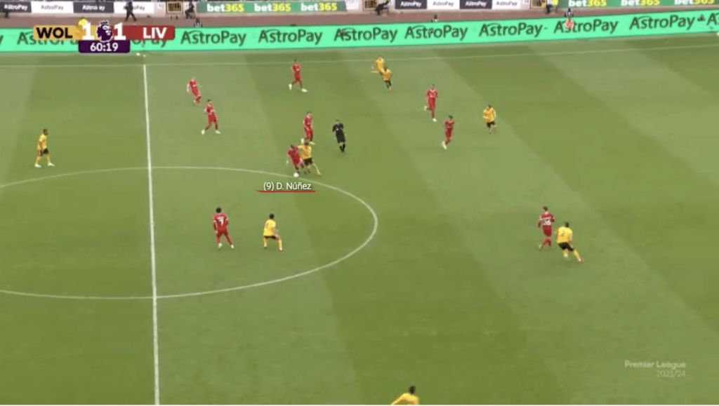 nunez vs wolves