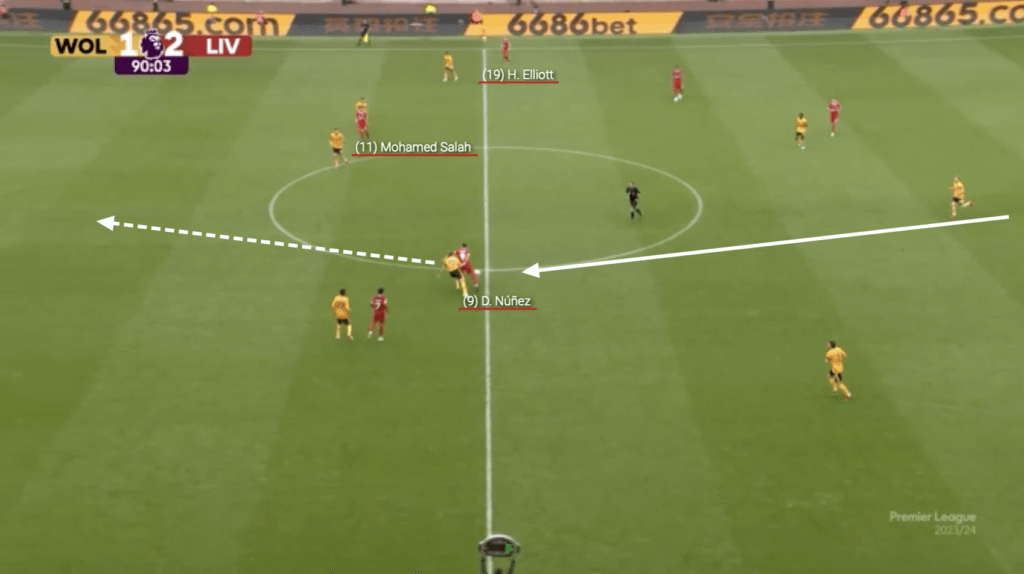 nunez vs wolves