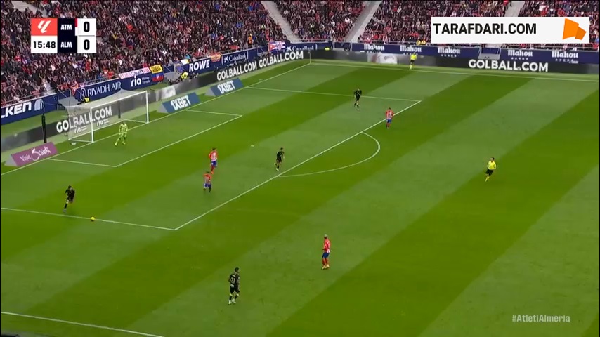 خلاصه بازی اتلتیکو مادرید 2-1 آلمریا (لالیگا - 2023/24)