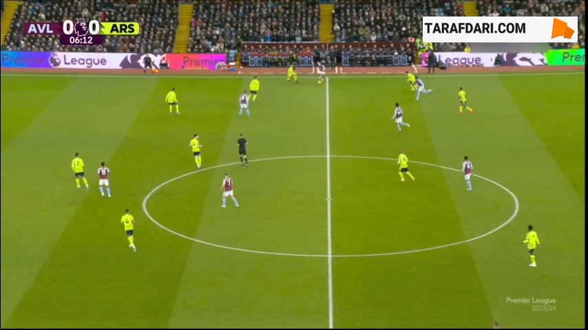 گل جان مک گین به آرسنال (استون ویلا 1-0 آرسنال)