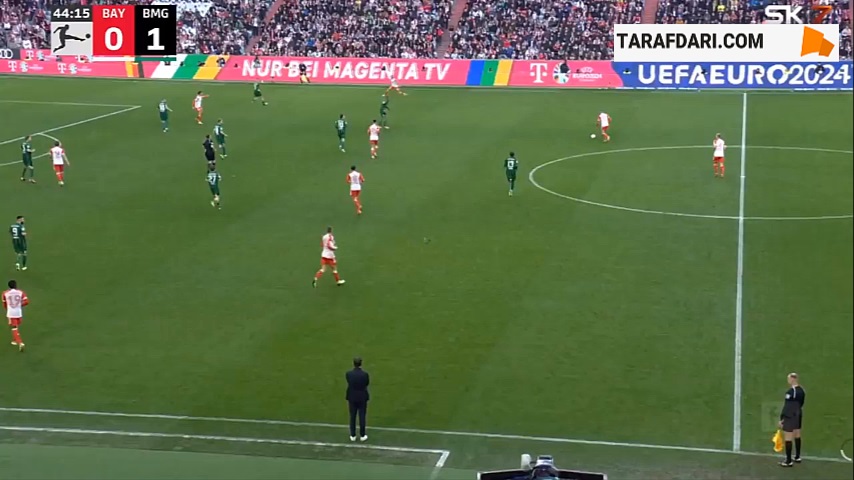 گل الکساندر پاولوویچ به گلادباخ (بایرن مونیخ 1-1 مونشن گلادباخ)