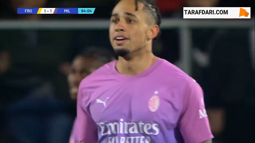 گل لوکا مازیتلی به میلان (فروزینونه 2-1 میلان) 