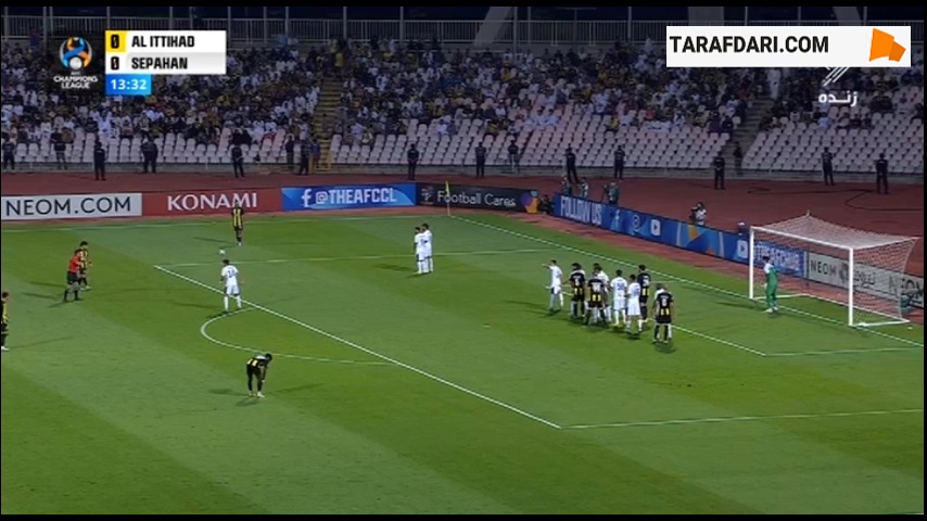 گل تماشایی صالح العمری به سپاهان (الاتحاد 1-0 سپاهان)