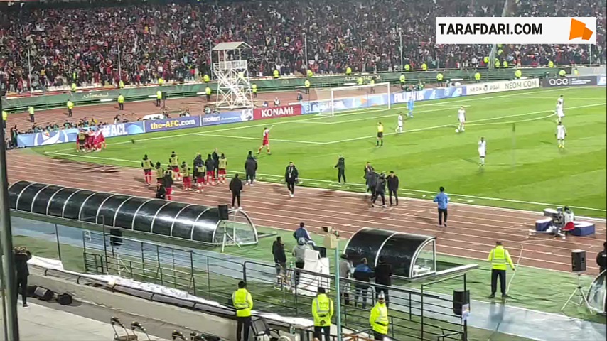 جو ورزشگاه آزادی بعد از گل شهاب زاهدی به الدحیل / فیلم