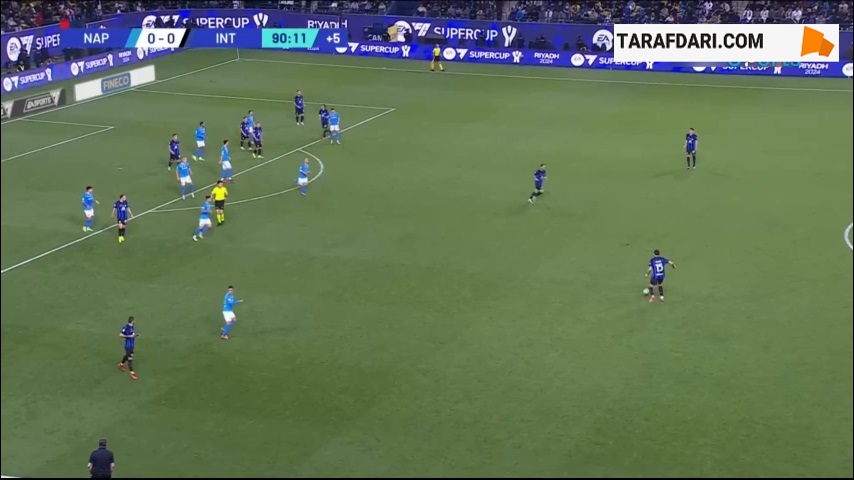 گل لائوتارو مارتینز به ناپولی (ناپولی 0-1 اینتر)
