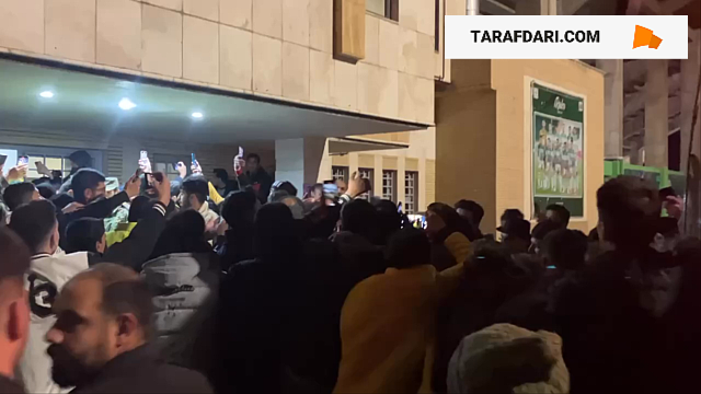حمله کنعانی زادگان به یک هوادار بعد از سر دادن شدن شعار علیه او / فیلم