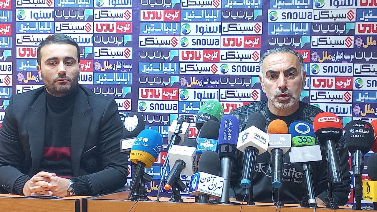 محمود فکری: توجهی به پرسپولیس نمی کنیم و می خواهیم رتبه مان را بهتر کنیم