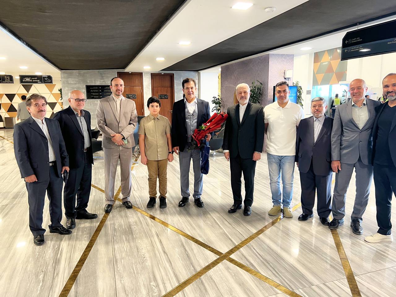 کاروان نساجی وارد عربستان شد