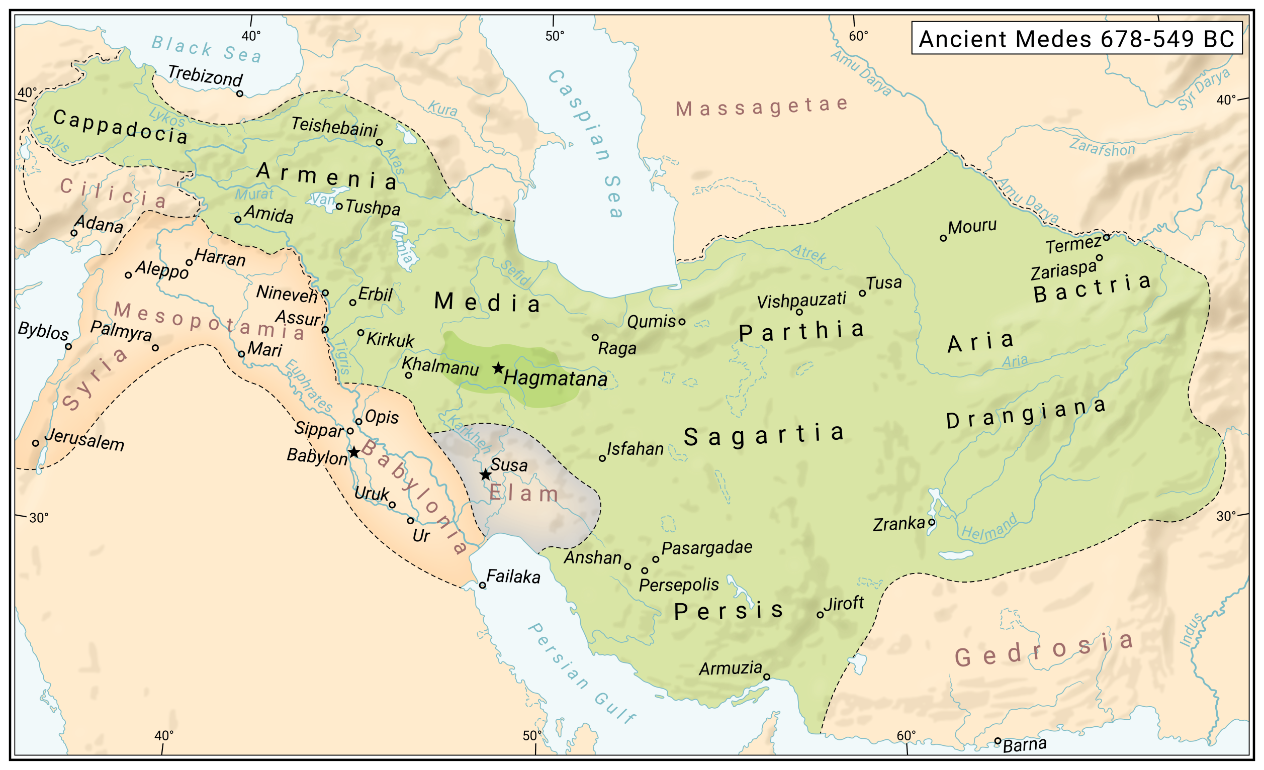 تاریخچه پادشاهی ماد