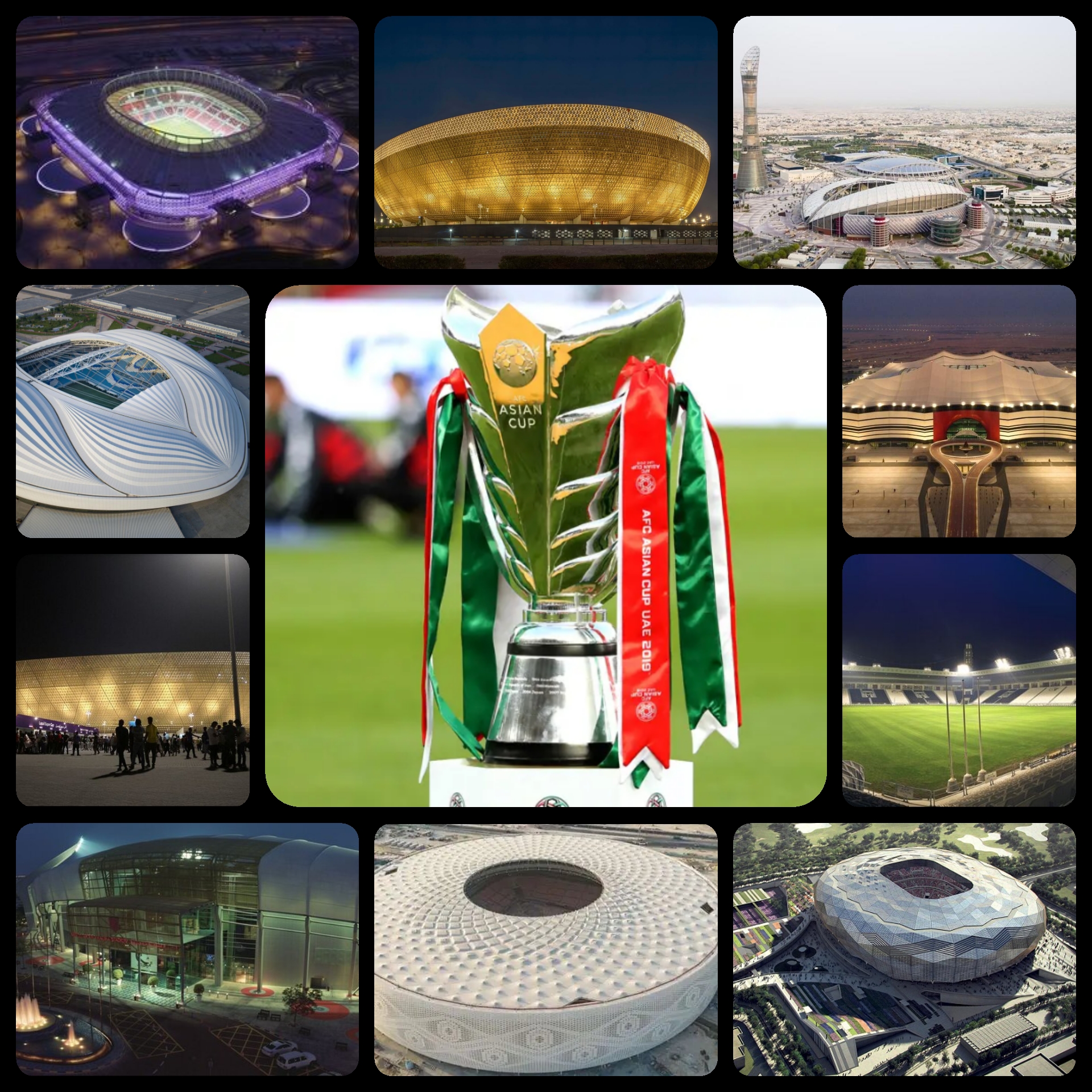 از الماس صحرا تا خیمه؛ ورزشگاه های جام ملت های آسیا ۲۰۲۳