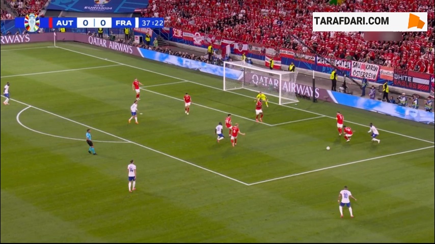 گل به خودی مکسیمیلیان ووبر مقابل فرانسه (اتریش 0-1 فرانسه)