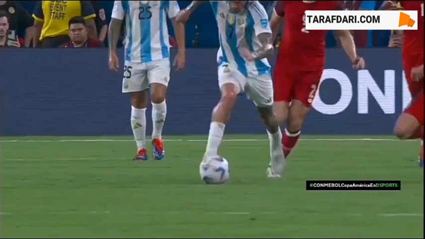 دایو واضح رودریگو دی پل مقابل کانادا