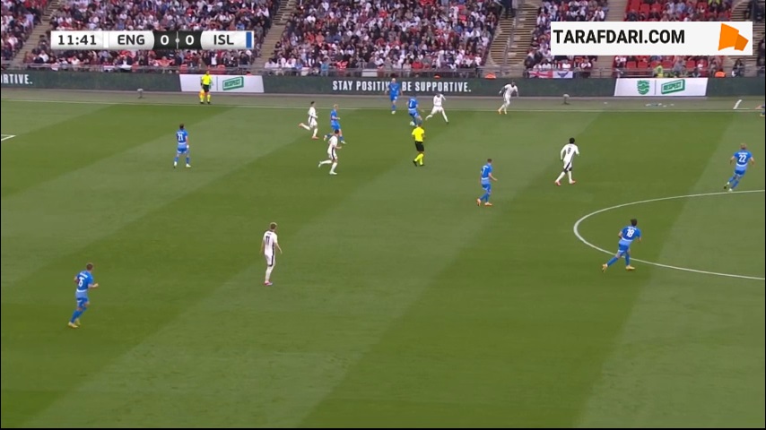 گل جان تورستینسون به انگلیس (انگلیس 0-1 ایسلند)