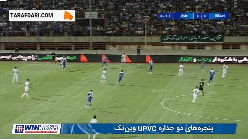 گل رضا غندی پور به استقلال (استقلال 0-1 ملوان)