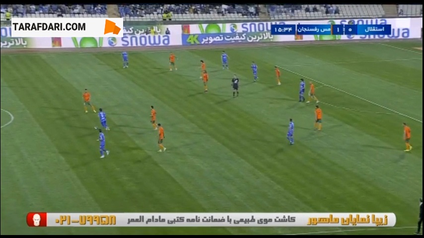 گل زیبای گوستاوو بلانکو به مس رفسنجان (استقلال 1-1 مس رفسنجان)