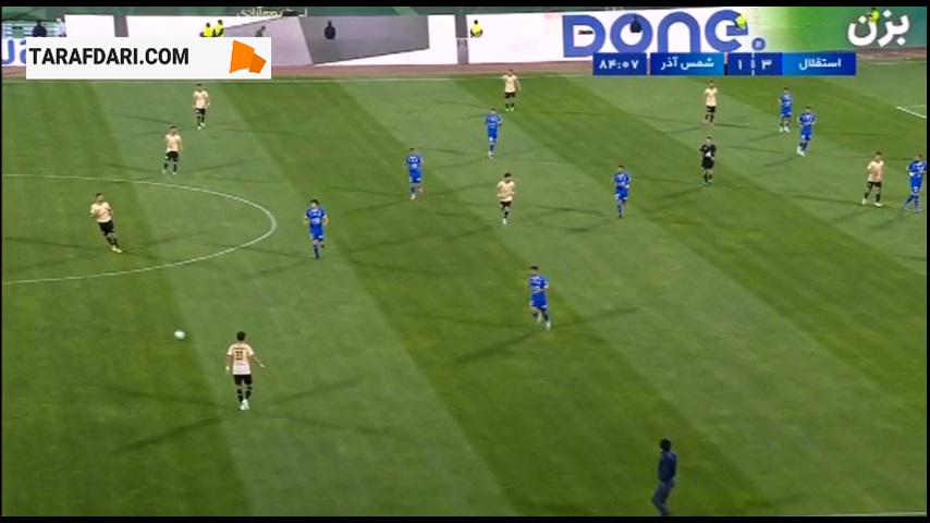 گل مجتبی فخریان به استقلال (استقلال 3-2 شمس آذر)