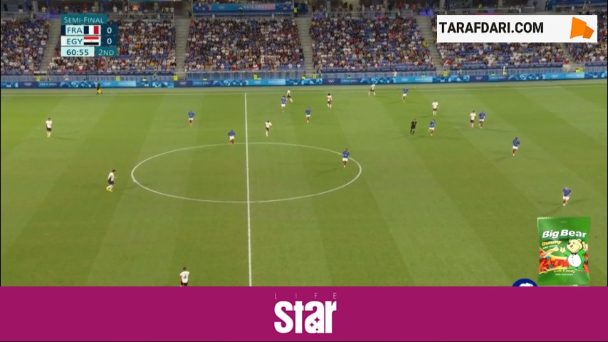 گل محمود صابر به فرانسه (فرانسه 0-1 مصر) 