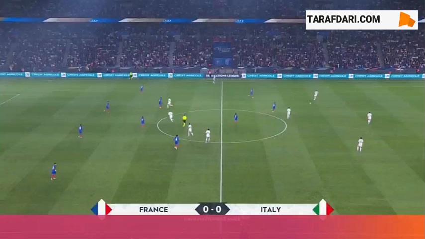 پیروزی ایتالیا در زمین فرانسه