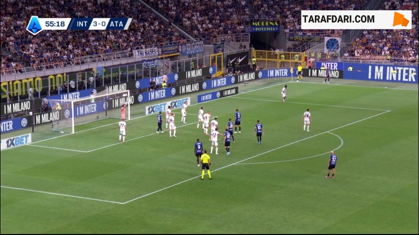 گل دوم مارکوس تورام به آتالانتا (اینتر 4-0 آتالانتا) 