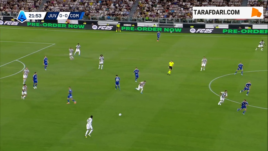 گل ساموئل امبانگولا به کومو (یوونتوس 1-0 کومو)