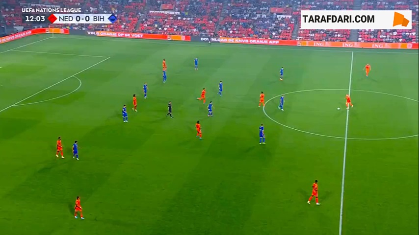 گل جاشوا زیرکزی به بوسنی (هلند 1-0 بوسنی)