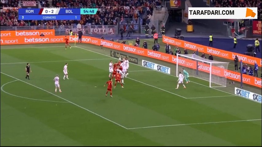 گل سردار آزمون به بولونیا (آاس رم 1-2 بولونیا)