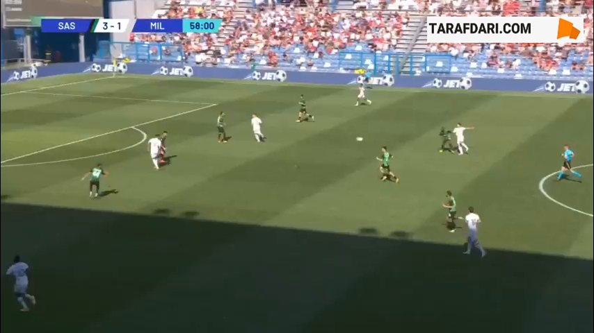 گل لوکا یوویچ به ساسولو (ساسولو 3-2 میلان) 