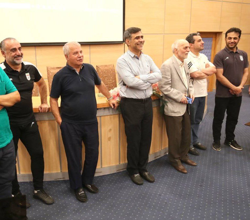 اسطورههای پرسپولیس در کنار جوانان ملیپوش