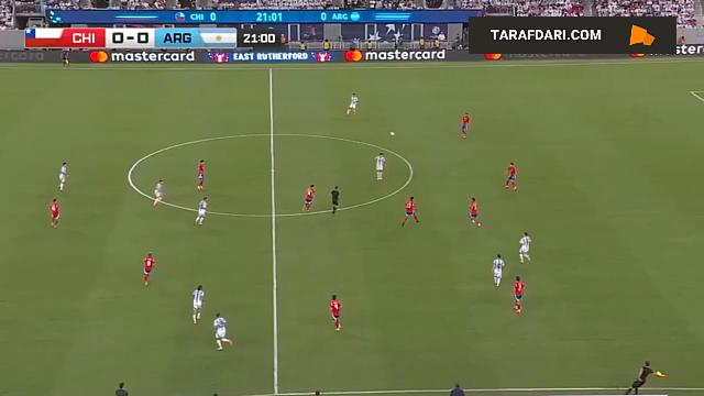 خلاصه بازی شیلی ۰-۱ آرژانتین (کوپا آمریکا ۲۰۲۴)