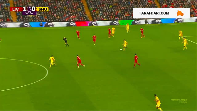 گل به خودی بردلی مقابل شفیلد یونایتد (لیورپول 1-1 شفیلد یونایتد)