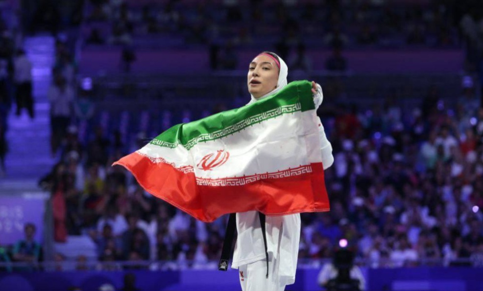 عکس از مبینا نعمتزاده در المپیک ۲۰۲۴ پاریس