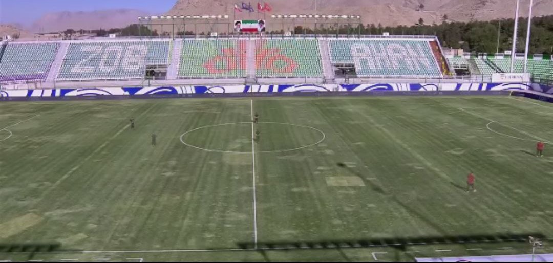 عکس از ورزشگاه فولادشهر اصفهان در بازی ایران و قرقیزستان