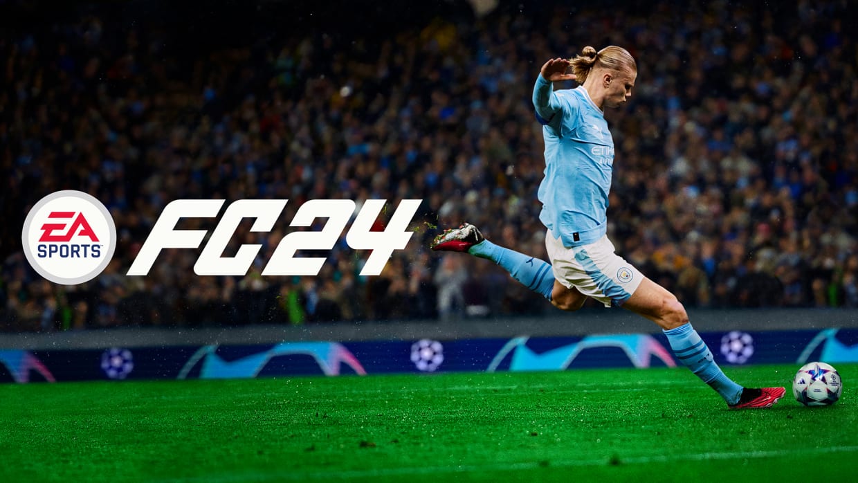 پوستر رسمی بازی EA Sports FC 24 با حضور ارلینگ هالند