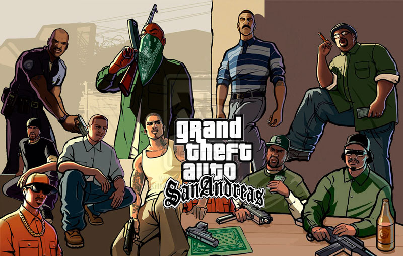 پنج آهنگ برتر بازی GTA San Andreas